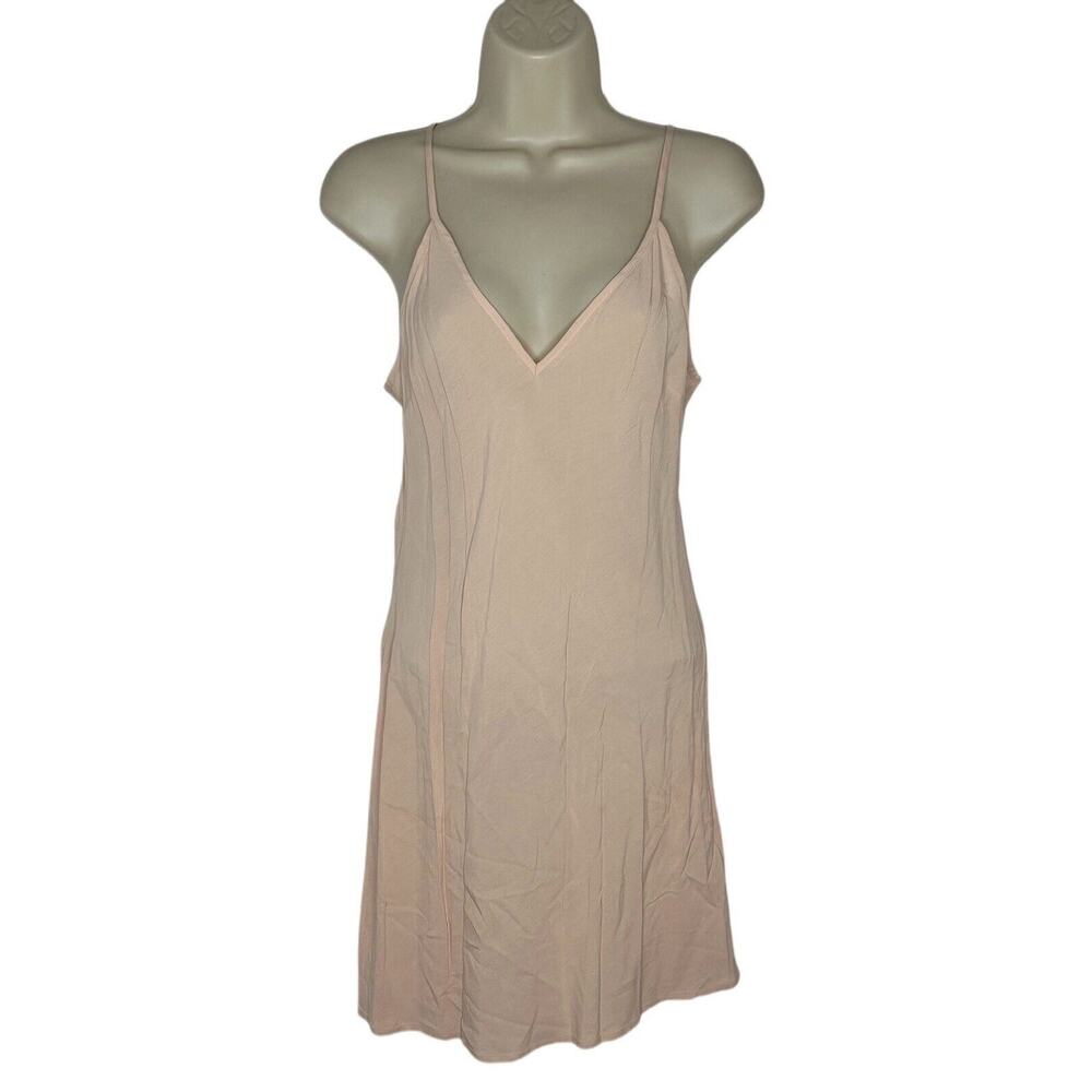 Maje Women’s Size 36 Sleeveless Peach Slip Mini Dress